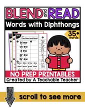 Blend and Read - Words with Diphthongs