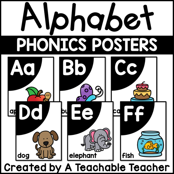 Alphabet Phonics Posters – A Teachable Teacher