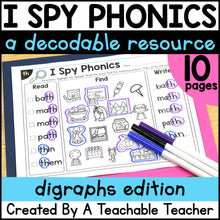 I Spy Phonics: Read & Write Words with Consonant Digraphs