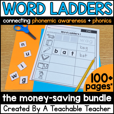Phonics Word Ladders and Word Chains-The BUNDLE