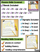All-in-One Reading Passages - Blends and Digraphs Edition