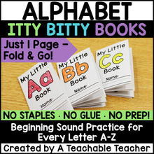 Itty Bitty Books - Alphabet Sounds Edition