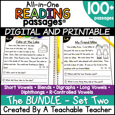 All-in-One Reading Passages Bundle Set #2