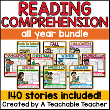 Reading Comprehension - The All Year BUNDLE