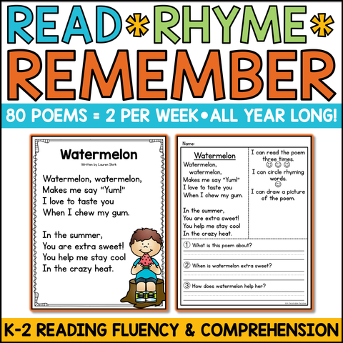 Read Rhyme Remember - The BUNDLE