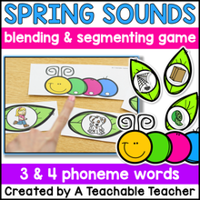 May/Spring Phonemic Awareness Activities: Segmenting & Blending Sounds