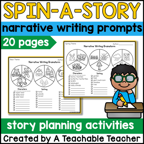Spin-a-Story - Engaging Brainstorming and Narrative Writing