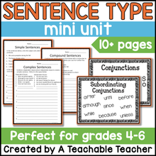 Sentence Type Mini Unit
