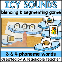 January/Winter Phonemic Awareness Activities: Segmenting & Blending Sounds