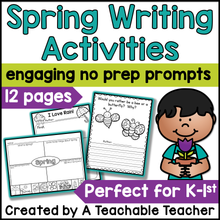 Oh So Spring Writing Activities - K-1