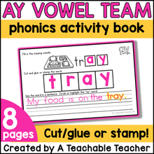 Vowel Team AY Activity Book