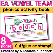 Vowel Team EA Activity Book