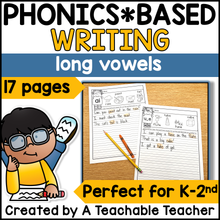 Phonics Based Writing - Long Vowels