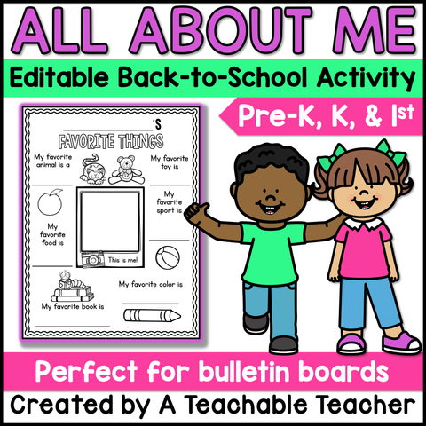 Editable All About Me