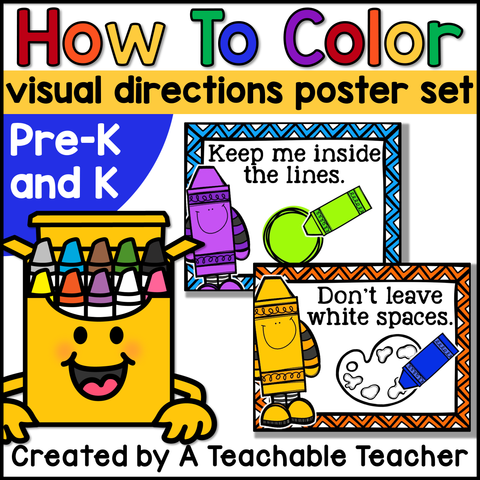 Coloring Advice From Your Crayons for Primary Students