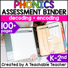 Focused Phonics Assessment Binder