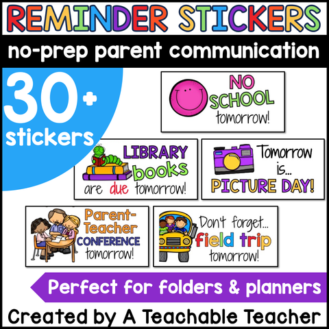 Reminder Stickers
