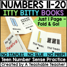 Itty Bitty Books - Numbers 11-20