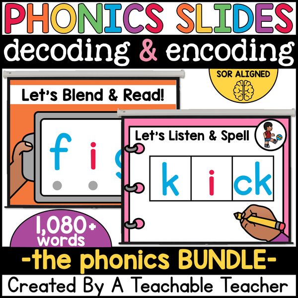 Science of Reading Phonics Google Slides for Decoding and Encoding MEG ...