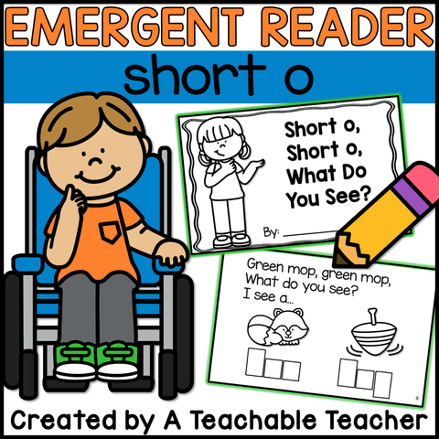 Short O Interactive Emergent Reader