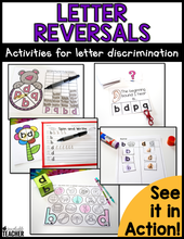Letter Reversals - Activities for Letter Discrimination