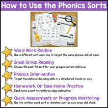 Phonics Word Sorts GROWING Bundle