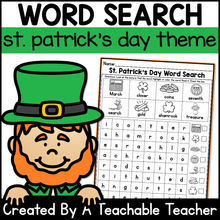 St. Patrick's Day Word Search