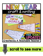 New Years Craft and Writing Activity