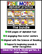 Fine Motor Alphabet Practice - The BUNDLE