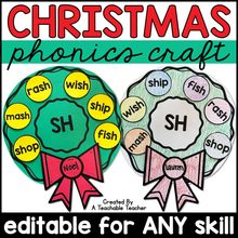 Christmas Wreath Phonics Craft