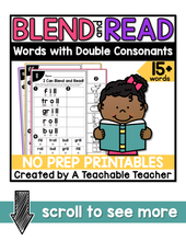 Blend and Read - Words with Double Final Consonants