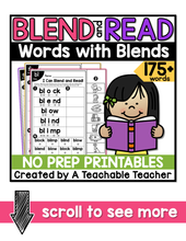 Blend and Read - Words with Blends