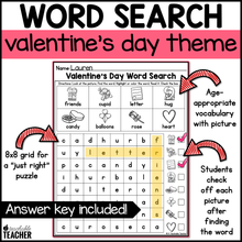 Valentine's Day Word Search