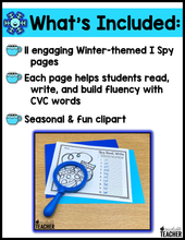 I Spy CVC Words - Winter Edition