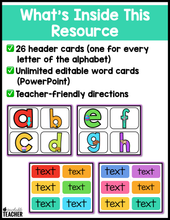EDITABLE Word Wall
