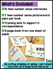 Itty Bitty Books - Numbers 11-20