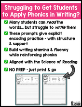 Phonics Based Writing - Short Vowel Word Families