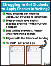 Phonics Based Writing - Blends and Digraphs