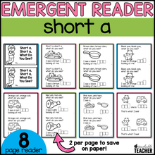 Short A Interactive Emergent Reader