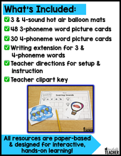 June Soaring Sounds Phonemic Awareness Activities: Segmenting & Blending Sounds