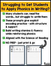 Phonics Based Writing - Long Vowels