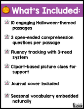 Halloween Reading Comprehension