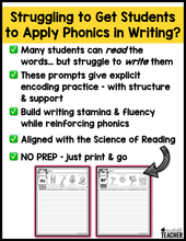 Phonics Based Writing - Diphthongs and R-Controlled Vowels