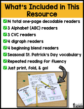 St. Patrick's Day Decodable Readers