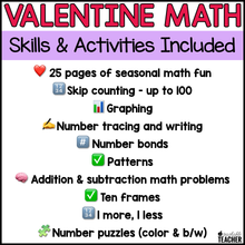 Prepless Kindergarten Valentine Math - 15+ Activities