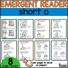 Short O Interactive Emergent Reader