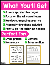 Vowel Team AI Activity Book
