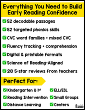 My Very First Phonics Passages- The CVC BUNDLE