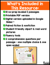 Level I Reading Comprehension Passages and Questions