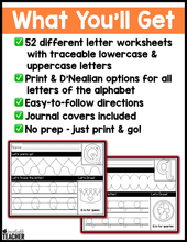 Alphabet Trace and Draw